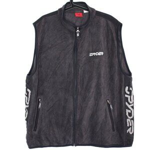 Spyder Mens 2XL Spell Out Fleece Vest K633